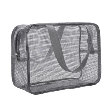 Mesh Toiletry Bag Camping Organizer Toiletries Organizer for Girls Women Men M