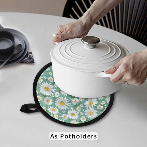 Pot Holders Heat-Resistant Soft Lightweight 2-Pack 2