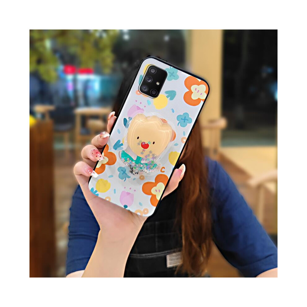 Glitter Quicksand Phone Case For Samsung Galaxy A71 5G Â Anti-Knock, Waterproof, Dirt-Resistant, Kickstand, Soft Tpu Cover 9558830164696