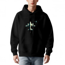 Men's Long Sleeve Hoodie Sweatshirt with Front Pocket Blue