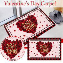Front Door Mat Outside Entrance, Welcome Mat Outdoor, Coir Door Mats Outdoor, Valentines Day Rug for Entryway, 24*16 inch