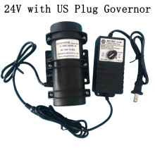 Vibration Motor,DC12V/24V 0.5A/0.35A Max Vibrating Motor with Governor 2800RPM Double Eccentric DC Vibrating Motor for Warn System Massage Chair