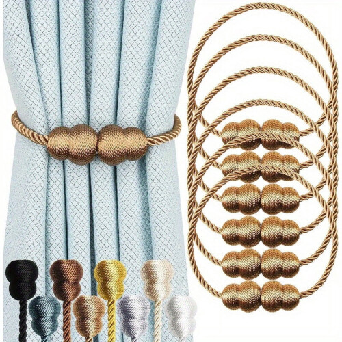 Vintage Style Magnetic Curtain Tie Backs 6 Piece
