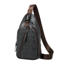 Geantă de piele pentru bărbați și femei, geantă crossbody, geantă de călătorie în aer liber și camping