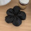 Satin Flower Hair Accessories Unique Design 1