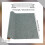 Tecido de poliéster cinza para encadernação, 39,4 x 16,9 polegadas (100 x 43 cm), com verso em papel, ideal para capas de livros, scrapbooking e 2
