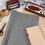 Tecido de poliéster cinza para encadernação, 39,4 x 16,9 polegadas (100 x 43 cm), com verso em papel, ideal para capas de livros, scrapbooking e 5