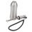 Waterproof Reusable Bottle-Shaped Flint Lighter with Keychain - Silver, 63.0g 10