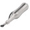 Waterproof Reusable Bottle-Shaped Flint Lighter with Keychain - Silver, 63.0g 1