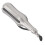 Waterproof Reusable Bottle-Shaped Flint Lighter with Keychain - Silver, 63.0g 6