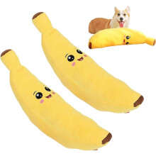 Uspokajająca zabawka dla psa Banana, która pomaga pokonać nudę, jest mniej samotna i szczęśliwsza. Można prać w pralce i suszyć w suszarce.