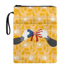 Bible Cover Church Bible Bag Polyester Zipper Book Organzoer Holder with Handle Easy Carry Book Case