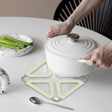 Stainless Steel Heat Mats, Foldable Pot Mat, Multifunctional Kitchen Table Mats, Home Cooking Heat Pads, Insulated Tableware Protection Mats