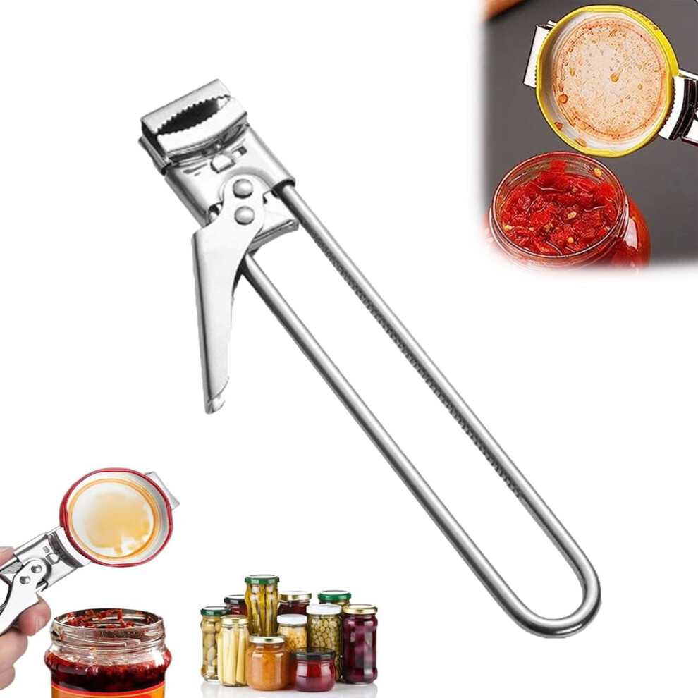 Adjustable Stainless Steel Jar Opener for Weak Hands â Compatible with Standard Jars