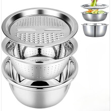 Anderisto Multifunctional Stainless Steel Basin, Anderisto Germany Multifunctional Stainless Steel Basin, with Drain