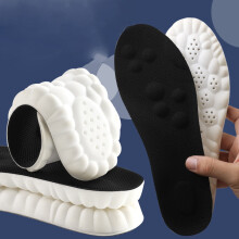 Neue Cloud Memory Foam Einlegesohlen für Damen und Herren, Anti-Ermüdung, Stoßdämpfung, Linderung von Fußschmerzen – Schwarz, Größe 10,5