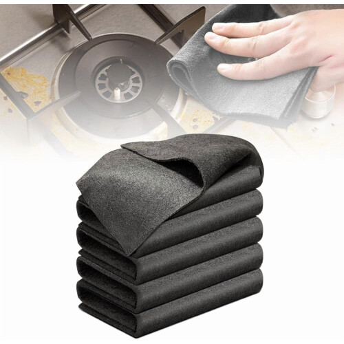 Microfiber Cleaning Cloth Reusable Seamless Thickened