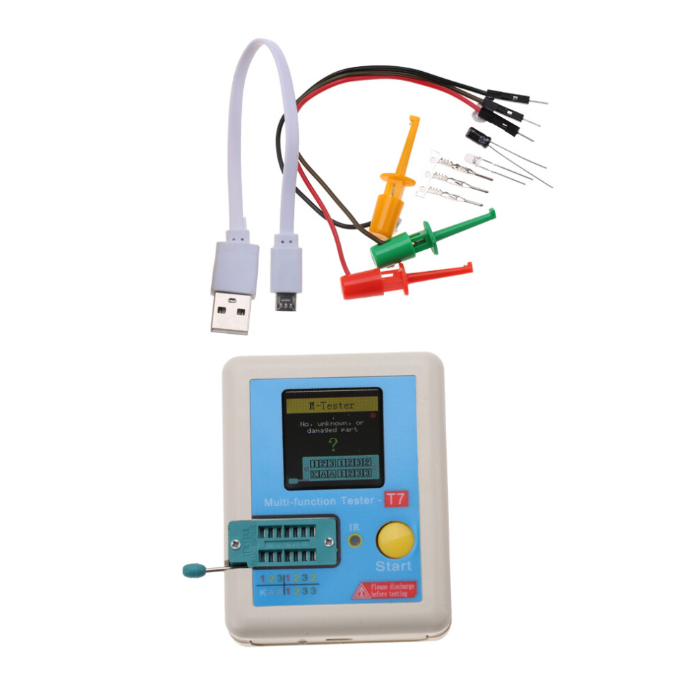 LCr T7 Full Colour TFT Transistor Tester