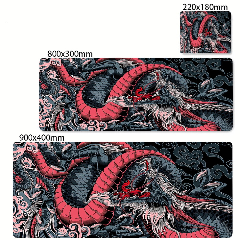 Gaming Mouse Pad Large Dragon Gamer Mousepad Computer Gaming Table Carpet Desk Mat Xxl 800X300mm Mouse Mat Rubber Keyboard Pads 9152228640269