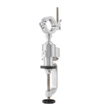 Aluminum Alloy Clamp-On Bench Vise Drill Holder Stand for Countertop 10.24in