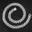 Cuban Link Necklace Gold Silver Plated with Diamonds 7