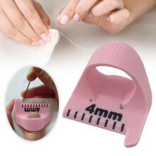 Edge Stitch Lock Sewing Gauge – Multifunctional Stitch Guide for Hand Sewing, Quilting & Measuring | Compatible with Pink Tools