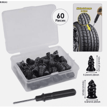 60pcs Tire Repair Kit DIY Flat Tire Repair Car Truck Motorcycle Home Plug Patch