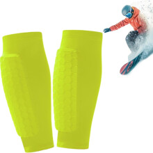 Ski Shin Guards, Ski Guards Socks, Breathable Elastic Anti-Collision Leggings for Skiing