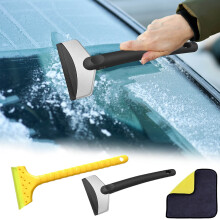 AuroraX Portable Snow Shovel Multi-Purpose 2 Pcs Small Ice Scraper,Car Glass Scraper Window
