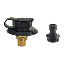 RV City Water Connector RV Water Hose Connector for RV Motorhome Black and Connector