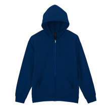 (XL, Navy) Gildan Mens Softstyle Midweight Full Zip Hoodie