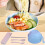 Μπολ Ramen για φούρνο μικροκυμάτων με σουρωτήρι, ξυλάκια, κουτάλι και πιρούνι – 3