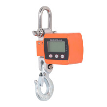 Orange LCD Digital Hanging Hook Scale 1102lb/500kg – High‑Accuracy Sensor, Portable Crane Weighing Tool
