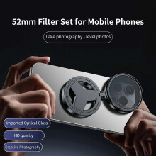 52mm Magnetic CPL Lens Filter – HD Polarizer for Starlight & Scenic Photography, Stackable, Compatible with Mobile Phones
