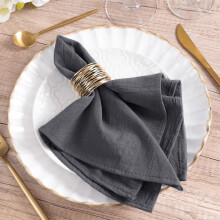 Green Easter Cloth Napkins Set of 6 Linen Cotton Dinner Table Napkins Cloth Bulk Washable
