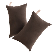2-Pack Microfiber Travel Pillows, Soft & Machine Washable, Neck/Back Support, Compact & Portable—Compatible with Car, Office, Nap Time