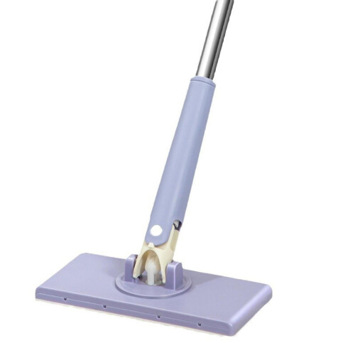 Σφουγγαρίστρα Lazy Mop No Wash με λαβή Snap, τύπου σφιγκτήρα, επίπεδη οικιακή καθαριστική 1