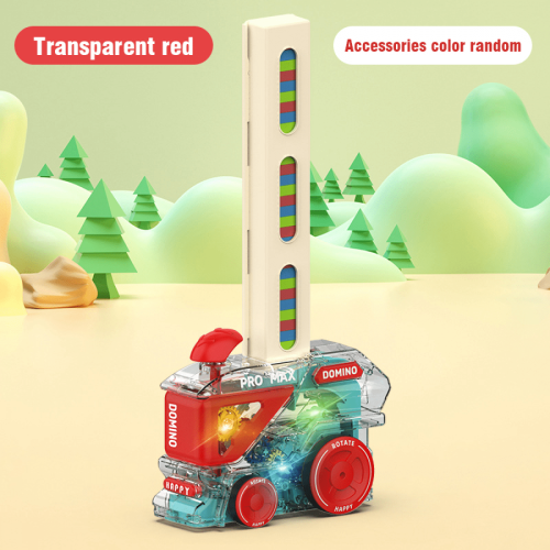 Kids Domino Train Toy Set Red 120 pcs