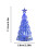 LED Christmas Tree Night Light Blue Battery-Powered 3