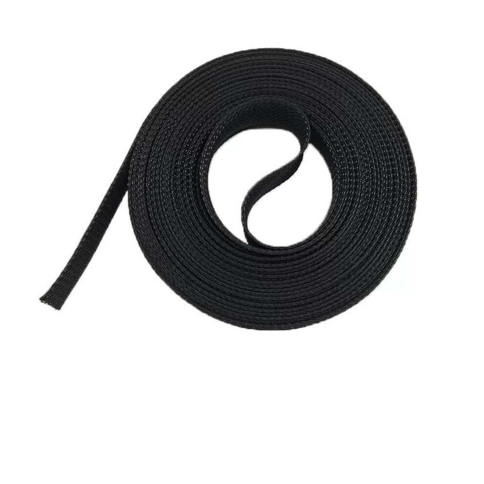 1Meter Insulated Braid Sleeving Tight Pet Wire Cable Protection Expandable Cable Sleeve Wire Gland Black 9130661036634