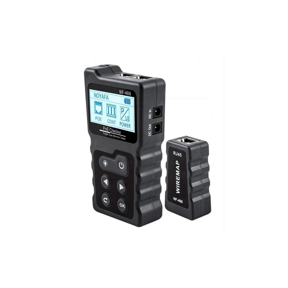 Advanced Rj-45 Network Cable Tester Noyafa Nf-488 Poe Lcd Screen 9130661038607