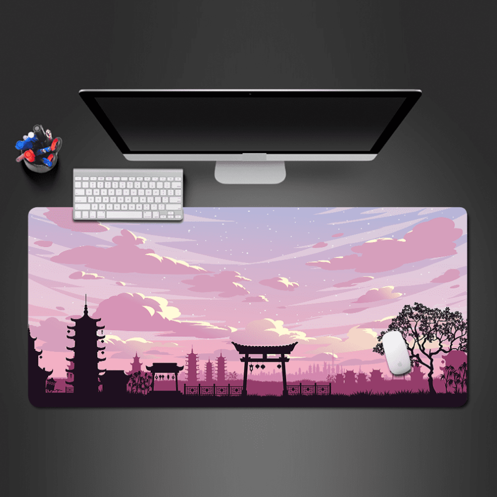 Mouse Pad Sakura Landscape Desk Accessories Mat Gamer Rug Xxl Keyboard Pad 1000X500x3mm Desk Mat Office Carpet Gaming Mouse Mats 9130661037204
