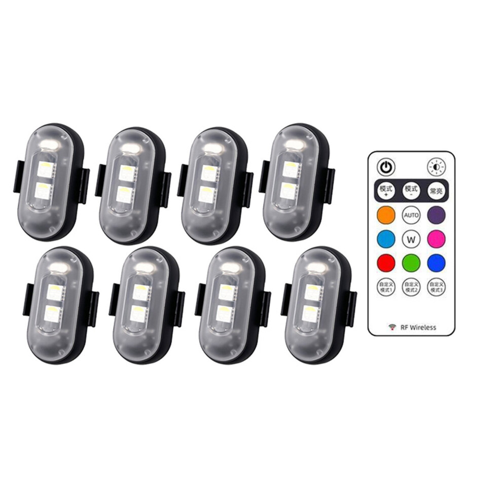 Rgb Led Aircraft Strobe S Motorcycle S Led Flash Position Wireless Aircraft Airplane Helicopter Warning S Light 9170372250806