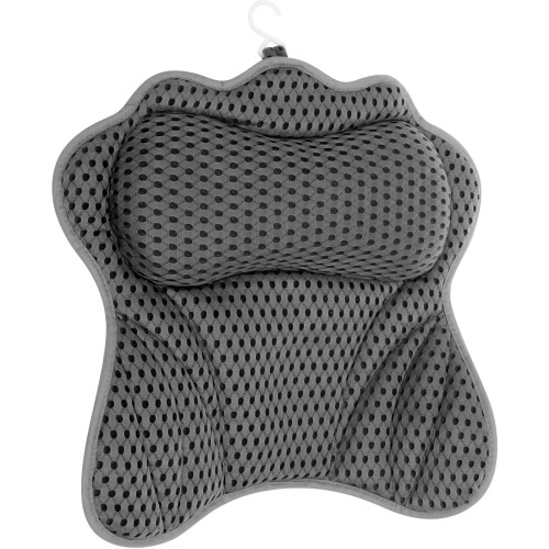 Polyester Bath Pillow Breathable Firm Adsorption Cushion 1