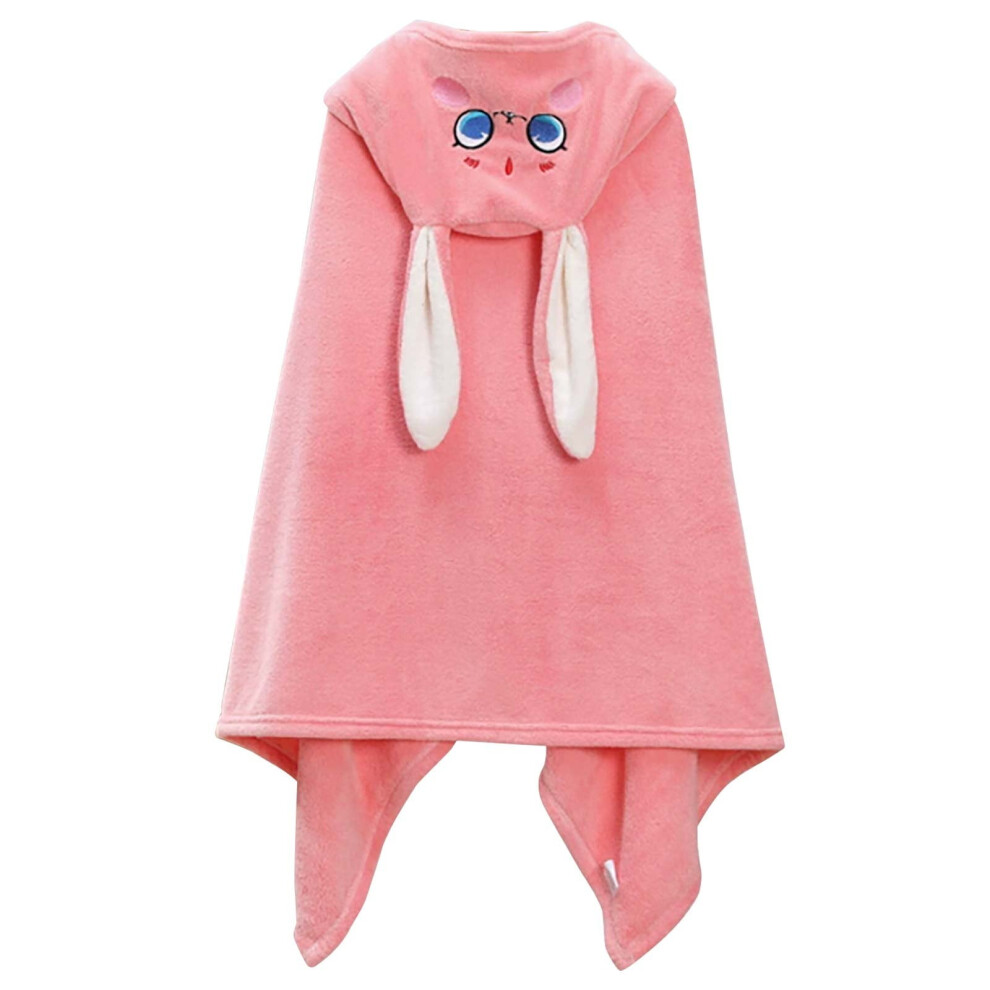 Coral Baby Hooded Towel Soft & Absorbent Bath Towel With Adorable Designs For Quick-Dry, Snuggle-Wrap For After Bath Orange