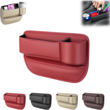 Car Cup Holder Gap Bag Leather Organizer for Water Cups