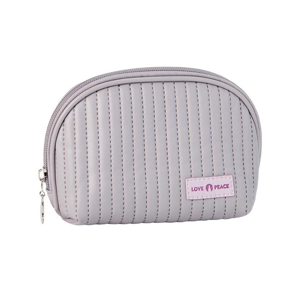 Cute Makeup Bag Mini Cosmetic Pouch for Women Small Quilted Beauty Bag Handy Zipper Pouch Travel Organizer and Storage Solution for Daily