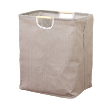 Opvouwbare stoffen wasmand – Waterbestendig canvas, draagbaar met handvatten, voor gebruik in de badkamer/slaapkamer
