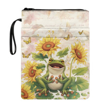 Geschenktasche/Buchhülle aus waschbarem, wasserdichtem Polyestergewebe für Lehrer-Notizbücher, Tragetasche mit Griff, 8,66 x 11,42 cm,