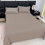 Solid Color Double Brushed Polyester Bed Sheet Set - Soft, Breathable, Easy Care for Dorm, Twin, Double, or Full Size Beds 4